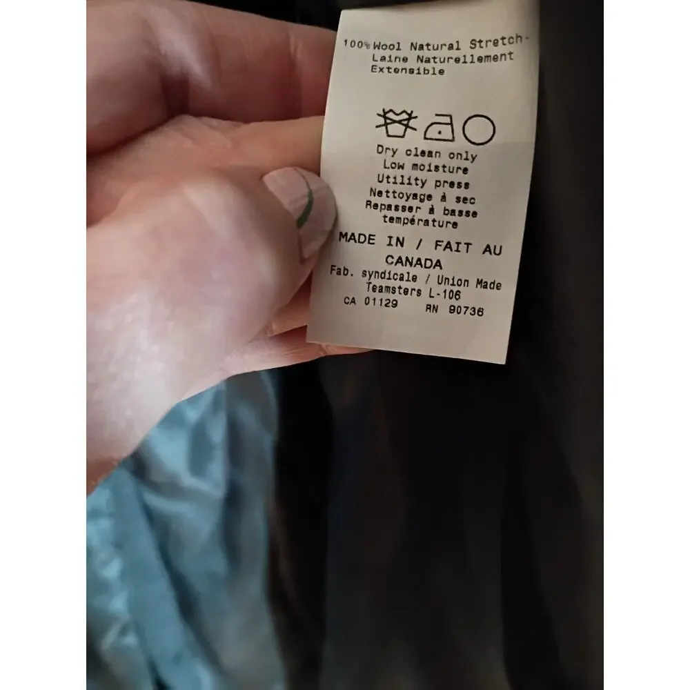 Ralph Lauren Blazer Gray 100% Wool Men's Sz XL Small Flaw See Photos